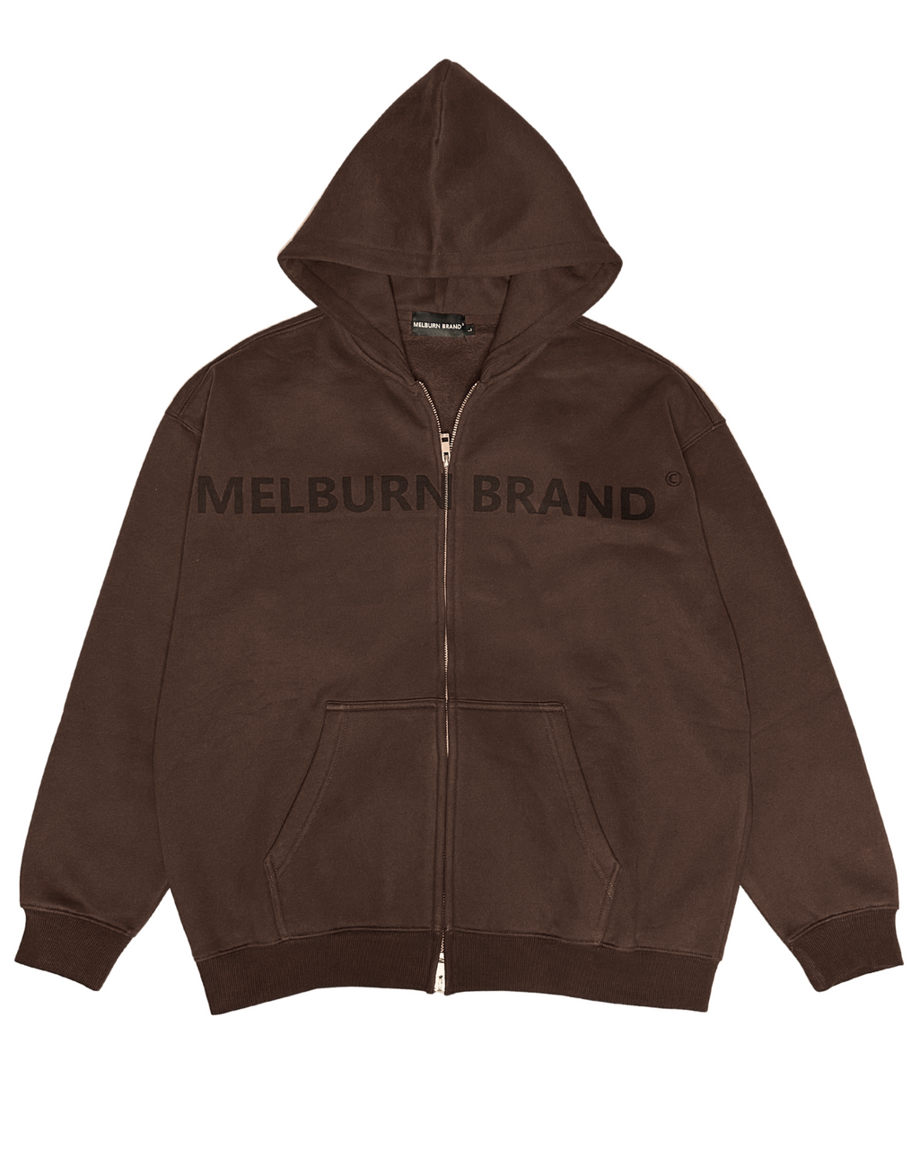 Signature Brown Zipup
