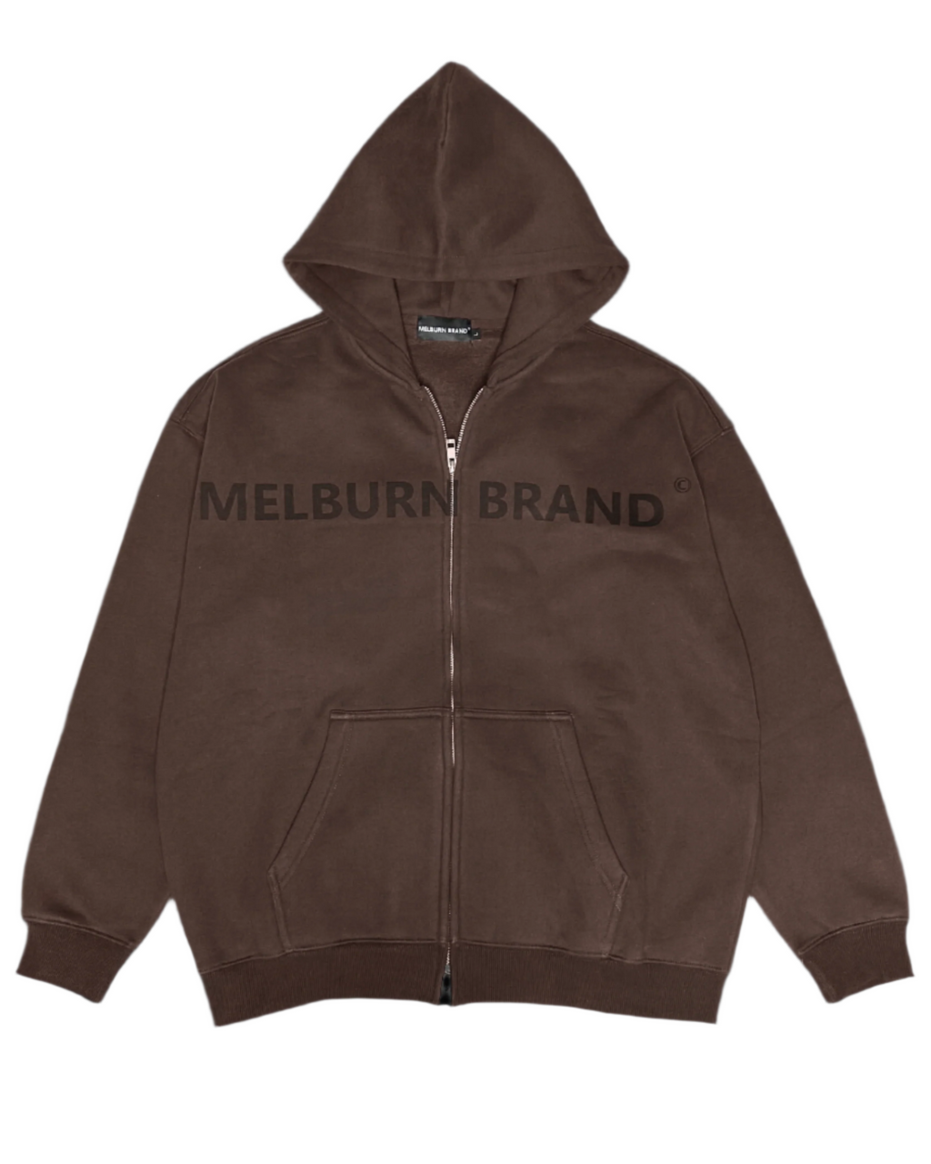 Signature Brown Zipup